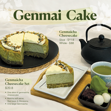 Load image into Gallery viewer, Genmai Cheesecake (Pre-Order)