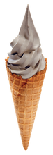 Load image into Gallery viewer, Houjicha/Black Sesame Soft Ice Cream
