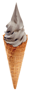Houjicha/Black Sesame Soft Ice Cream