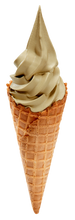 Load image into Gallery viewer, Houjicha/Black Sesame Soft Ice Cream
